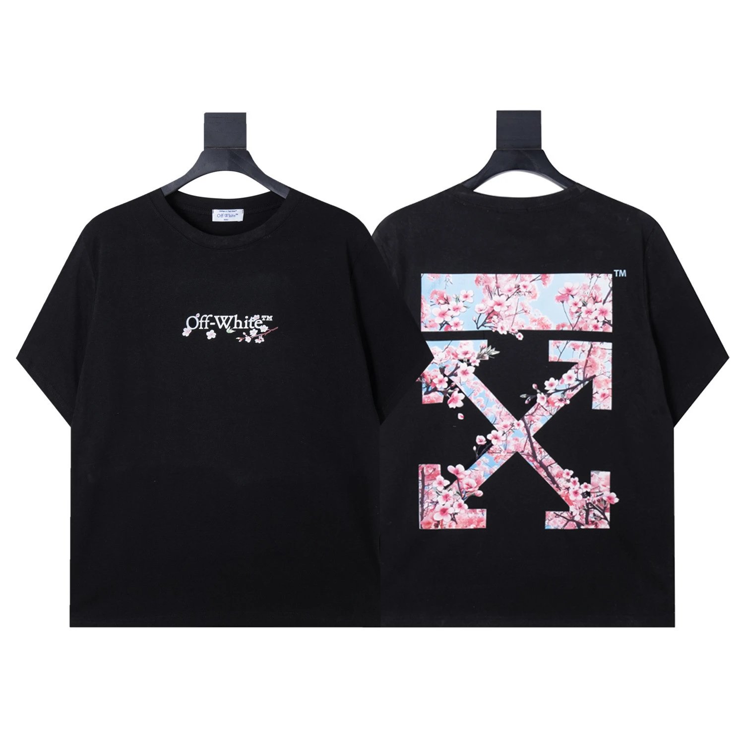 Off-White T-Shirts Arrow Graphic Print — 1511 Black