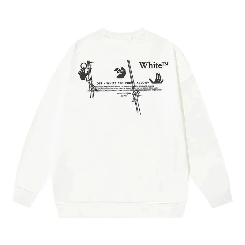 Off-White Hoodies & Sweatshirts Crewneck Sweatshirt with Arrow Graphic — 21