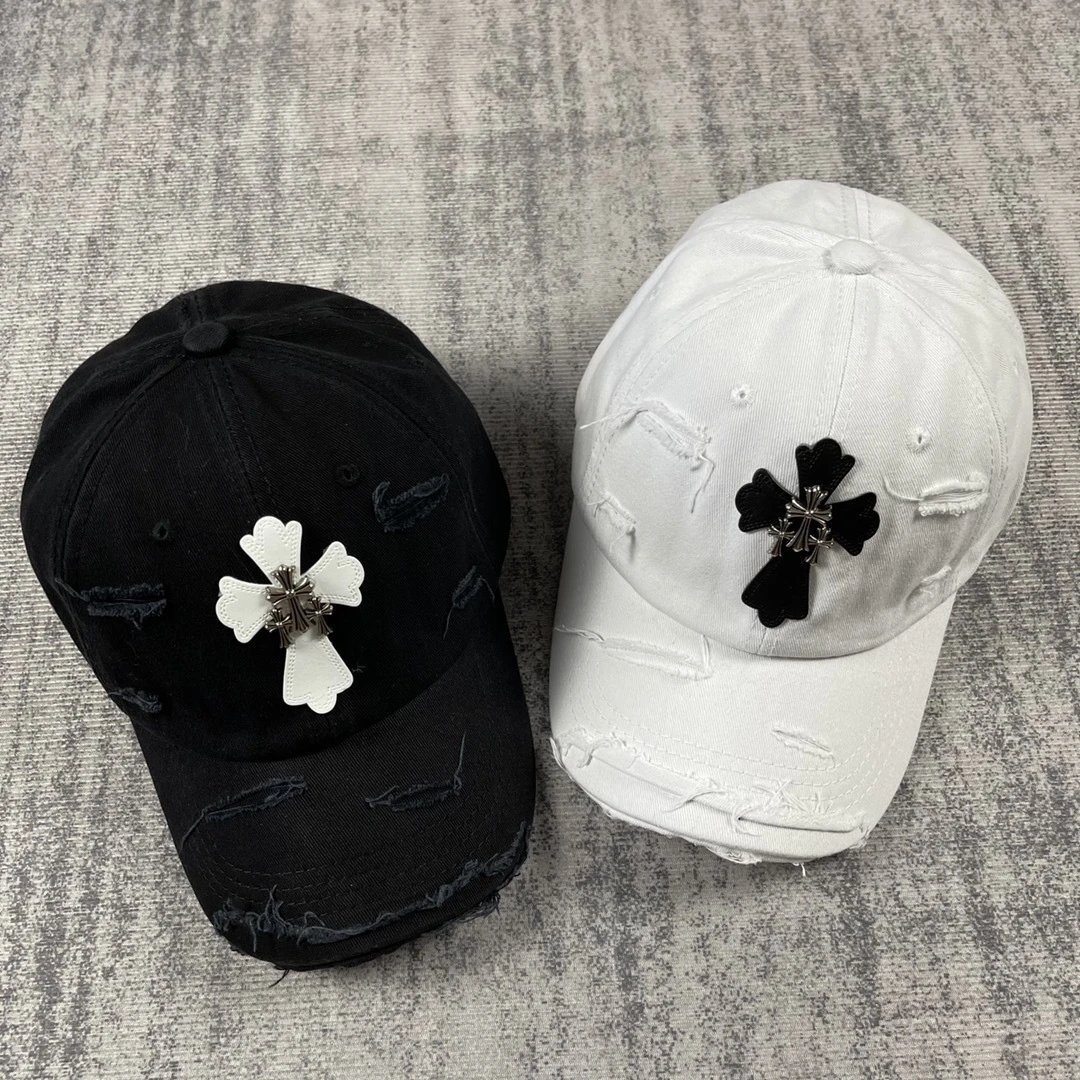 Design Distressed Flower Embroidery Baseball Cap Beige - 46