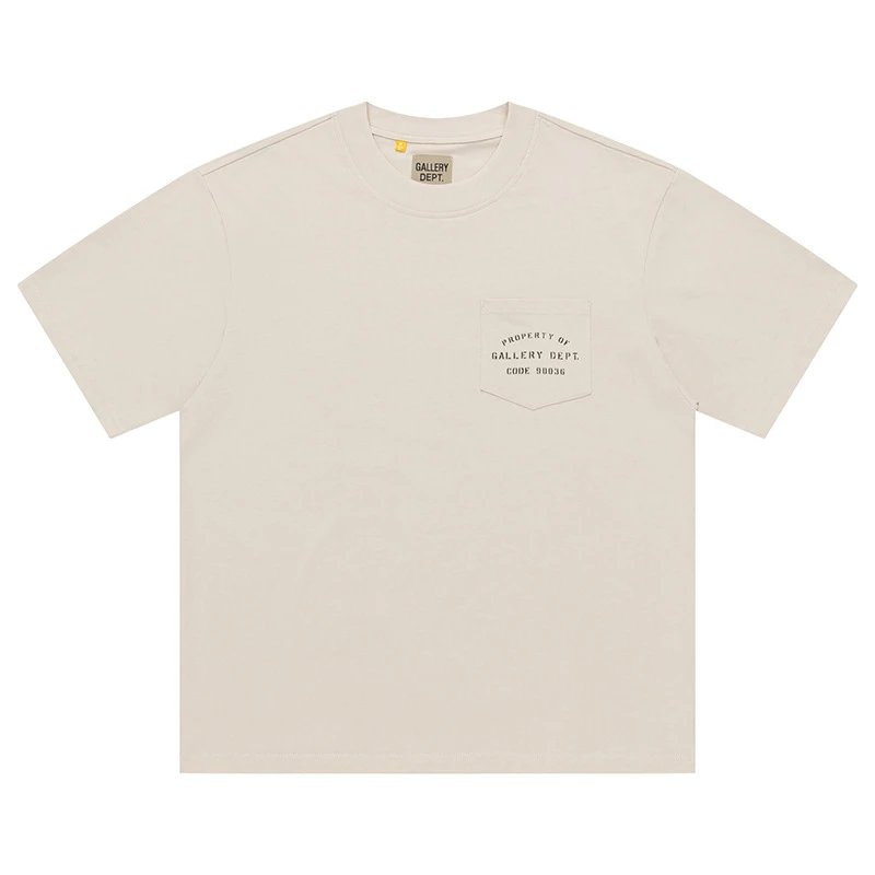 Gallery Dept. T-Shirts Graphic Print Short-Sleeve T-Shirt — Apricot D140