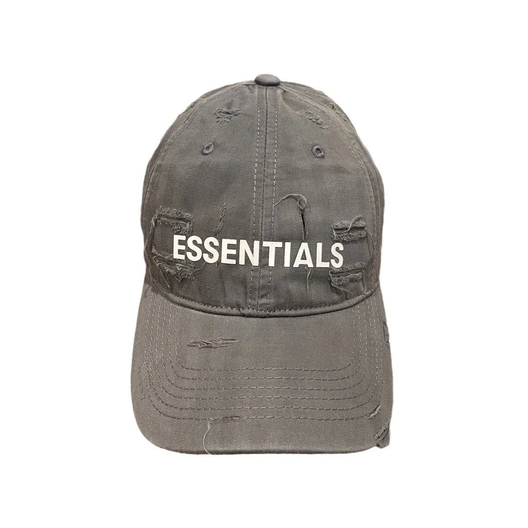 Essentials Hats Distressed Logo Baseball Cap image 5