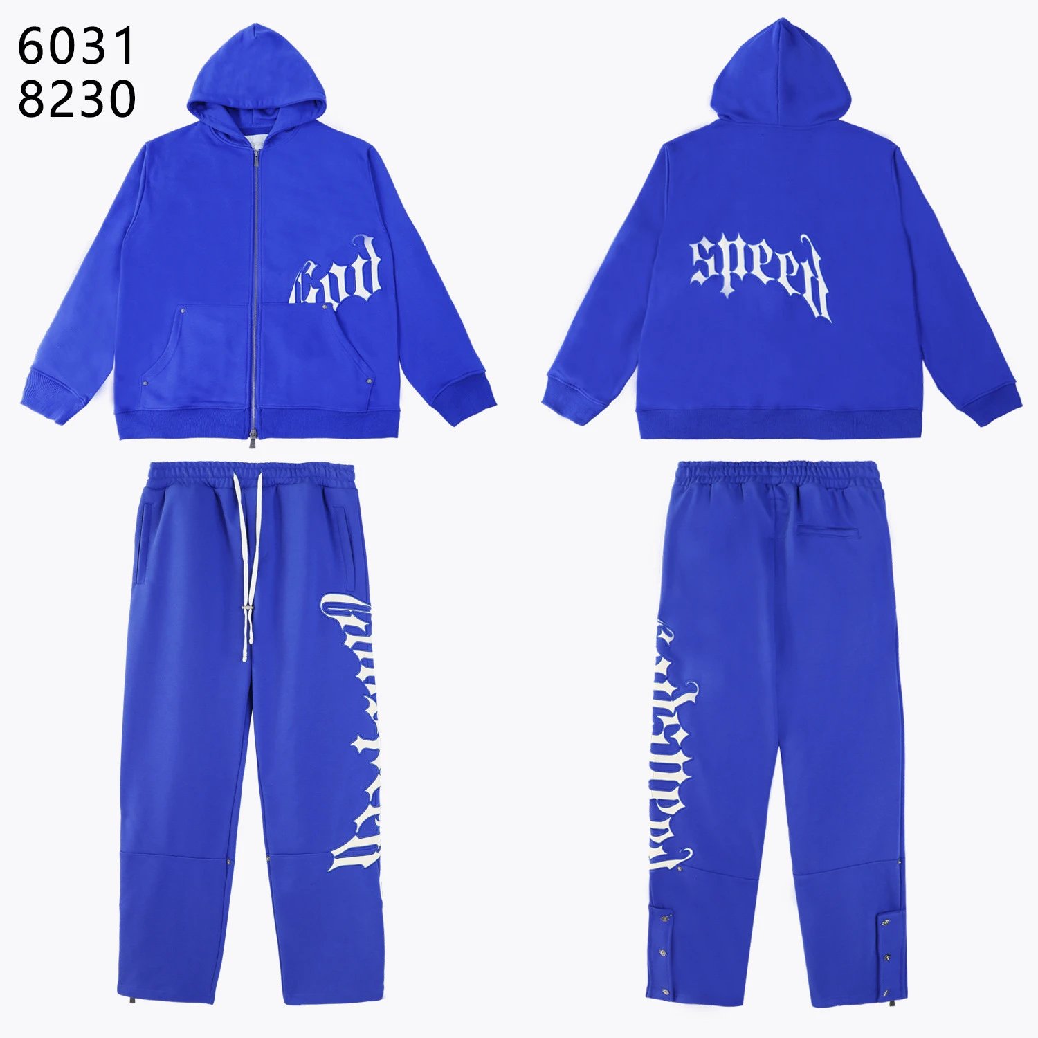 Hellstar Gothic Script Sweatpants Black - 23