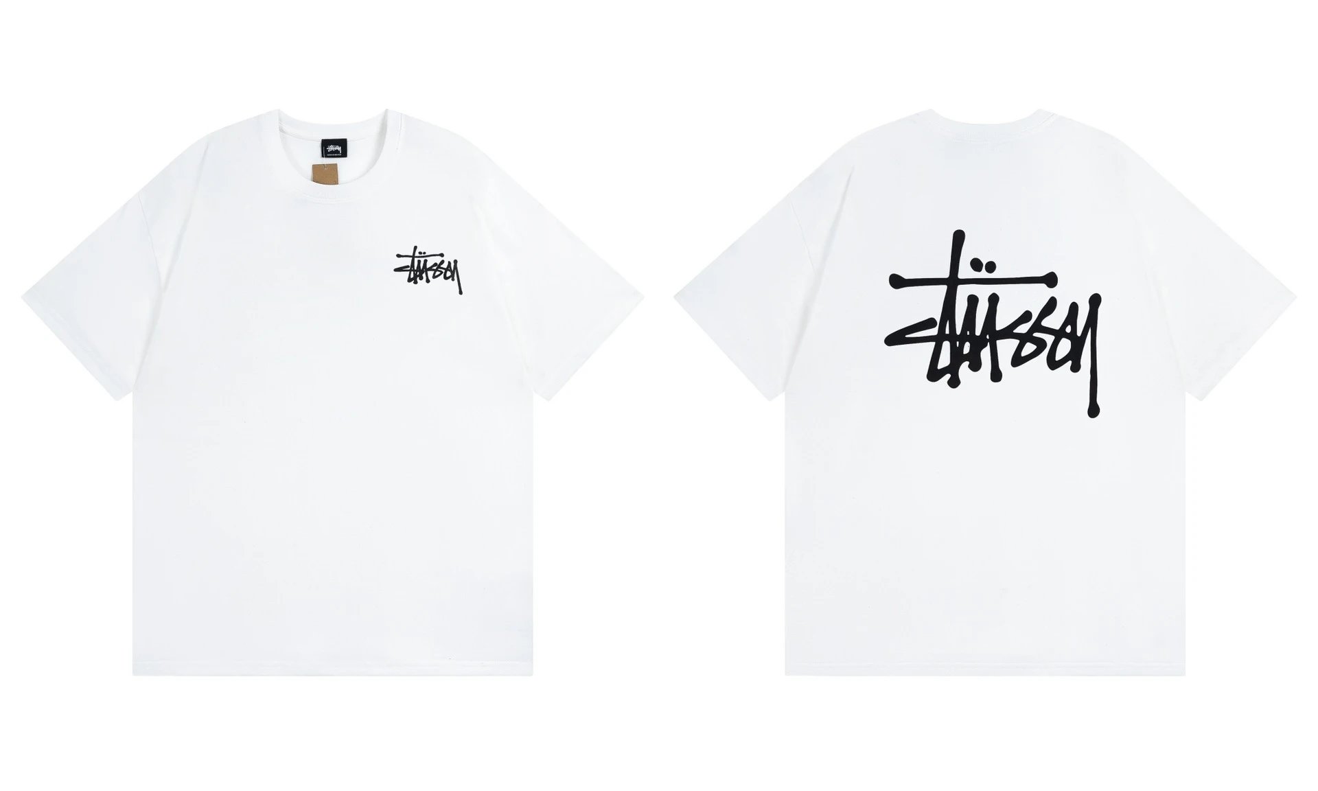 Stüssy T-Shirts Graphic Print Short-Sleeve — 852 white