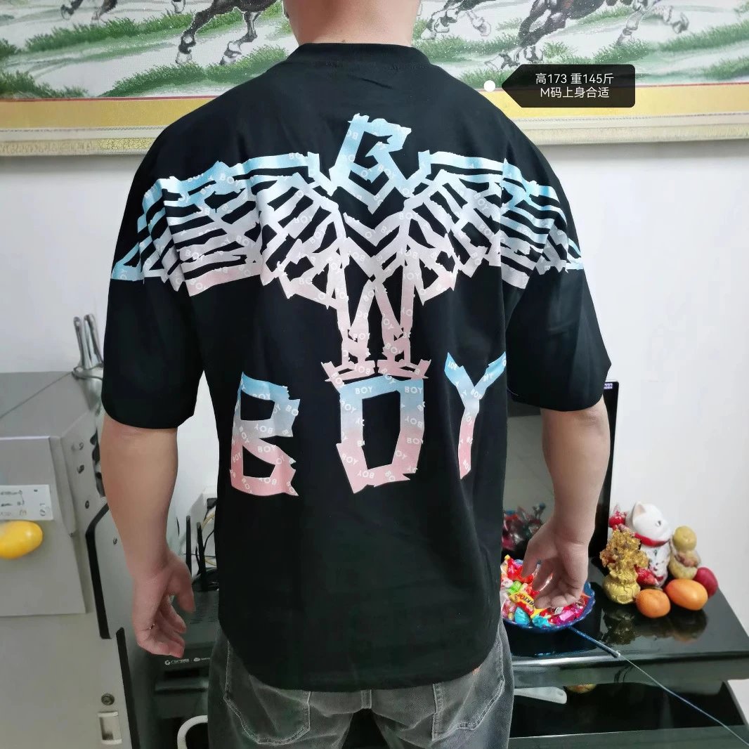 BOY London T-Shirts Eagle and wing graphic short-sleeve T-shirt image 4