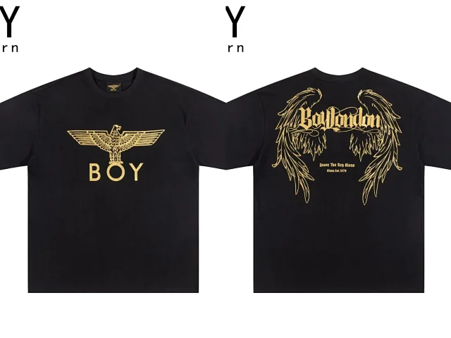 BOY London T-Shirts Eagle and wing graphic short-sleeve T-shirt product detail image 17