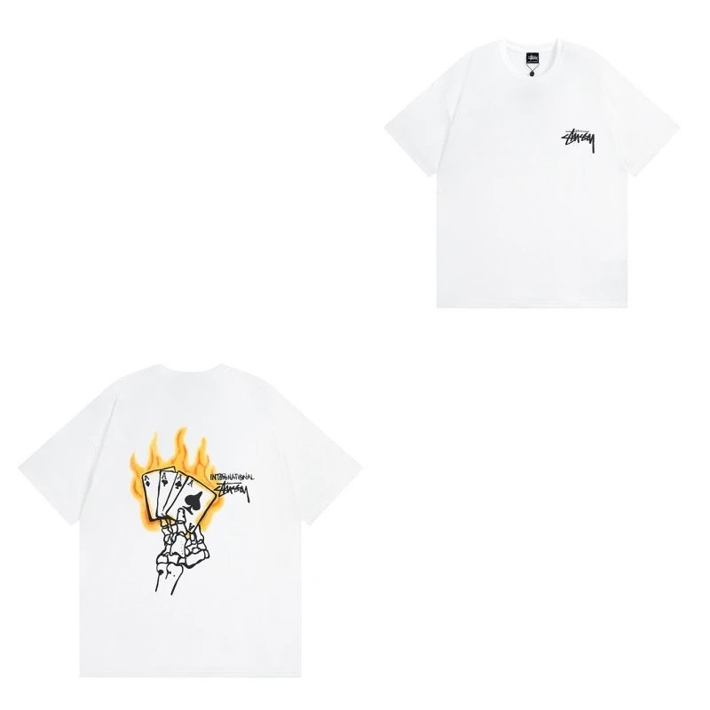 Stüssy T-Shirts TS3K-1 Dice Graphic — 948 white