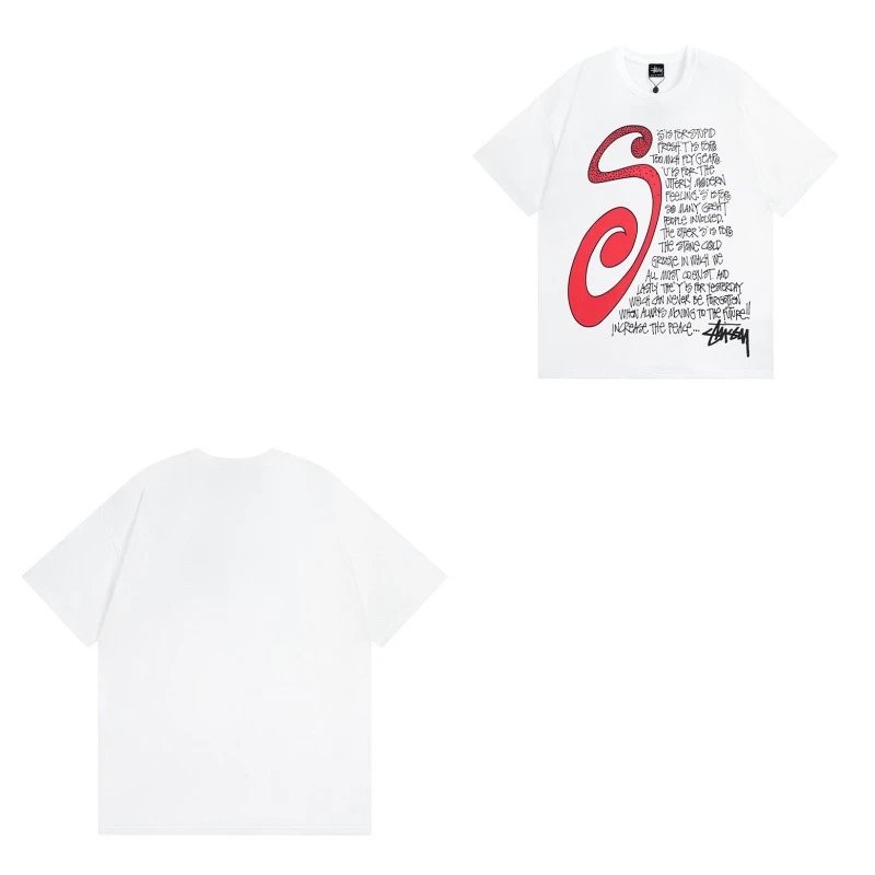 Stüssy T-Shirts TS3K-1 Dice Graphic — 951 white