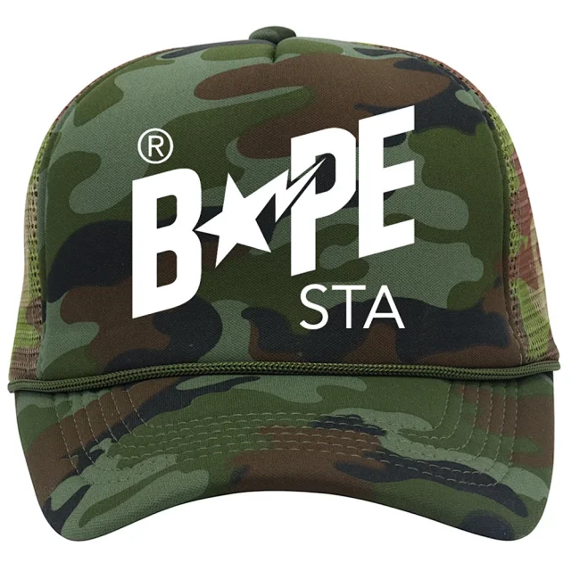 A Bathing Ape Hats BAPE STA Camouflage Baseball Cap product detail image 4