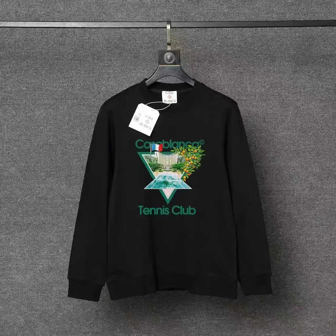 Casablanca Hoodies & Sweatshirts Printed Crewneck Sweatshirt — 50