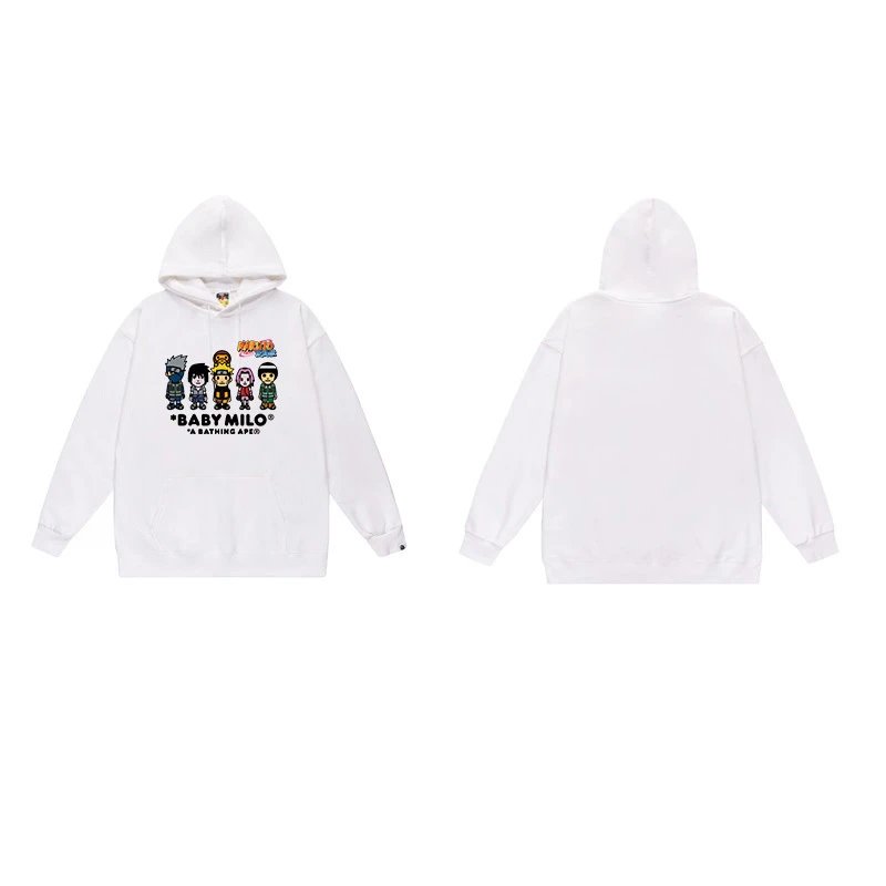BAPE Hoodies & Sweatshirts Ape Head Graphic Pullover Hoodie — 7047 white
