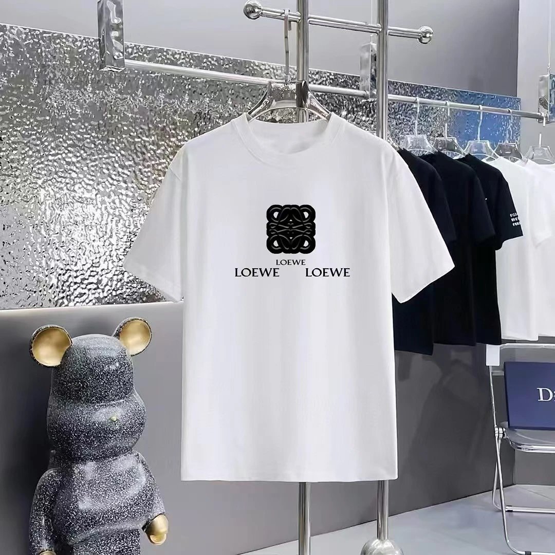Loewe T-Shirts Short-Sleeve Anagram Logo T-Shirt — 06-2