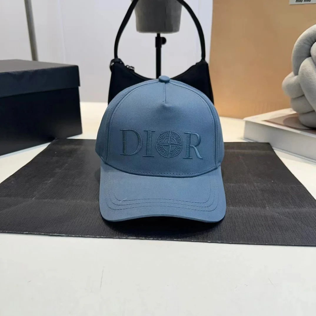 Dior Hats Oblique Monogram Baseball Cap with Leather Brim image 8