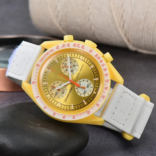 Omega Watches MoonSwatch Speedmaster Tachymeter Watch product detail image 1