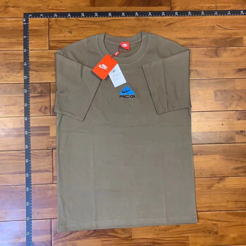 Nike T-Shirts ACG logo crew-neck short-sleeve T-shirt — Deep Space Gray