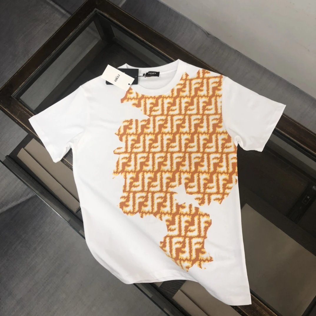 Fendi White FF Logo T-Shirt