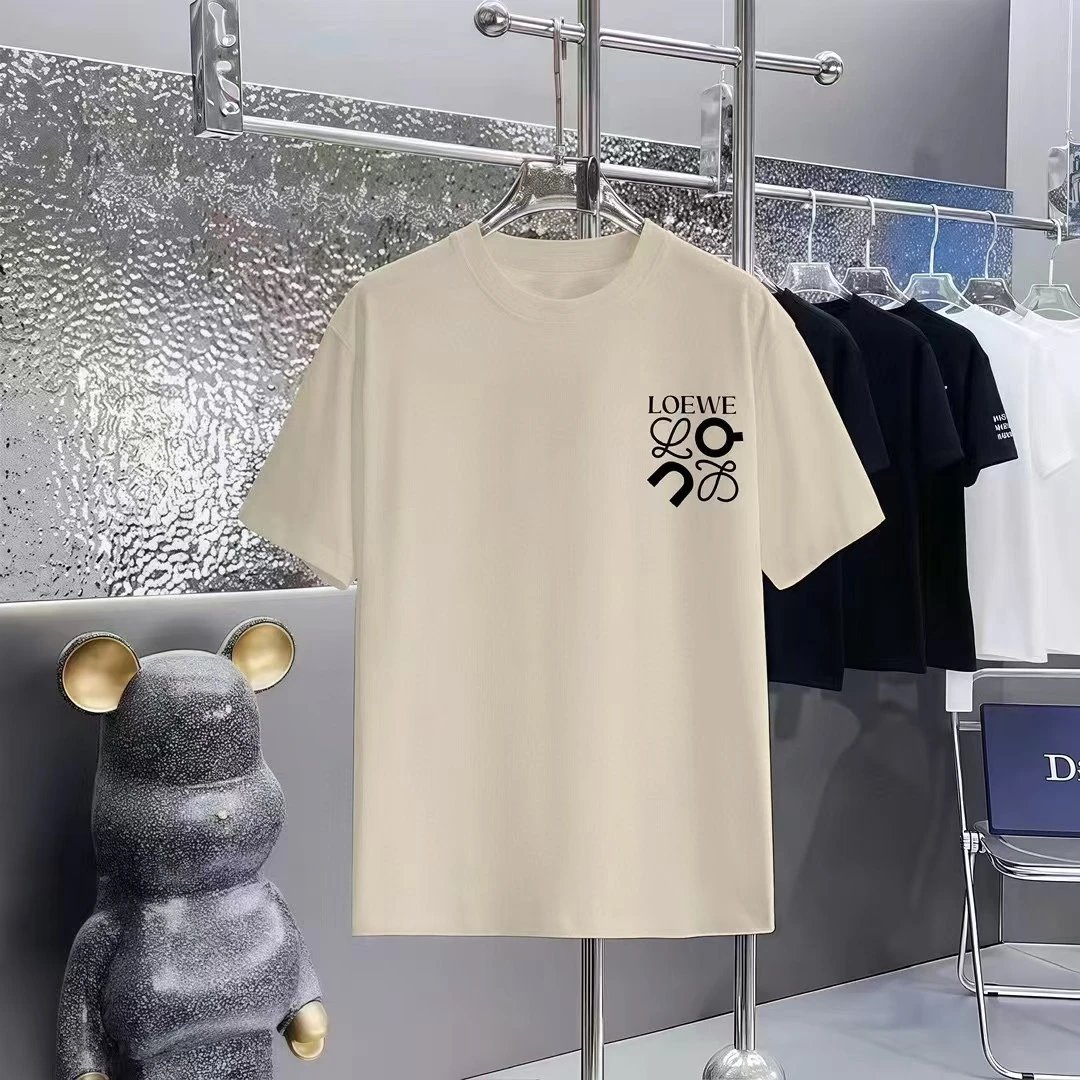 Loewe T-Shirts Short-Sleeve Anagram Logo T-Shirt — 05-3