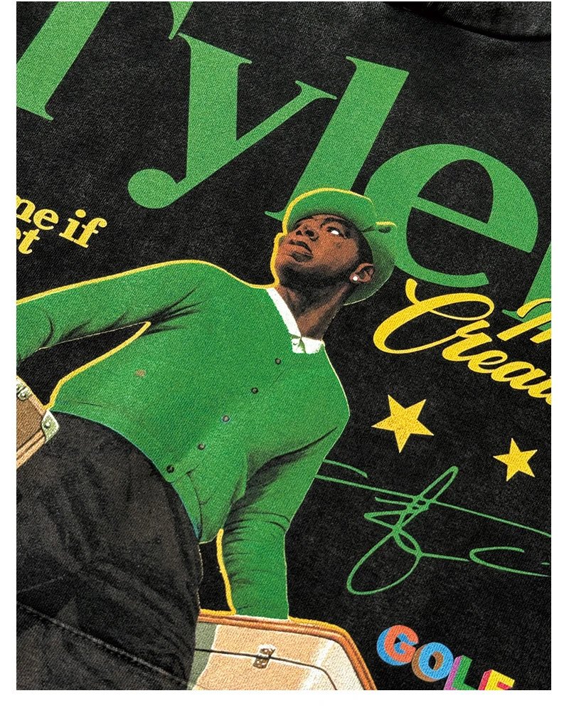 Cactus Jack GOLF Wang Tyler The Creator 'Call Me If You Get Lost' Long Sleeve T-Shirt Black T-Shirts - 14