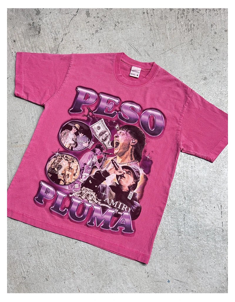Amiri Peso Pluma Graphic Print Beige T-Shirt - 2