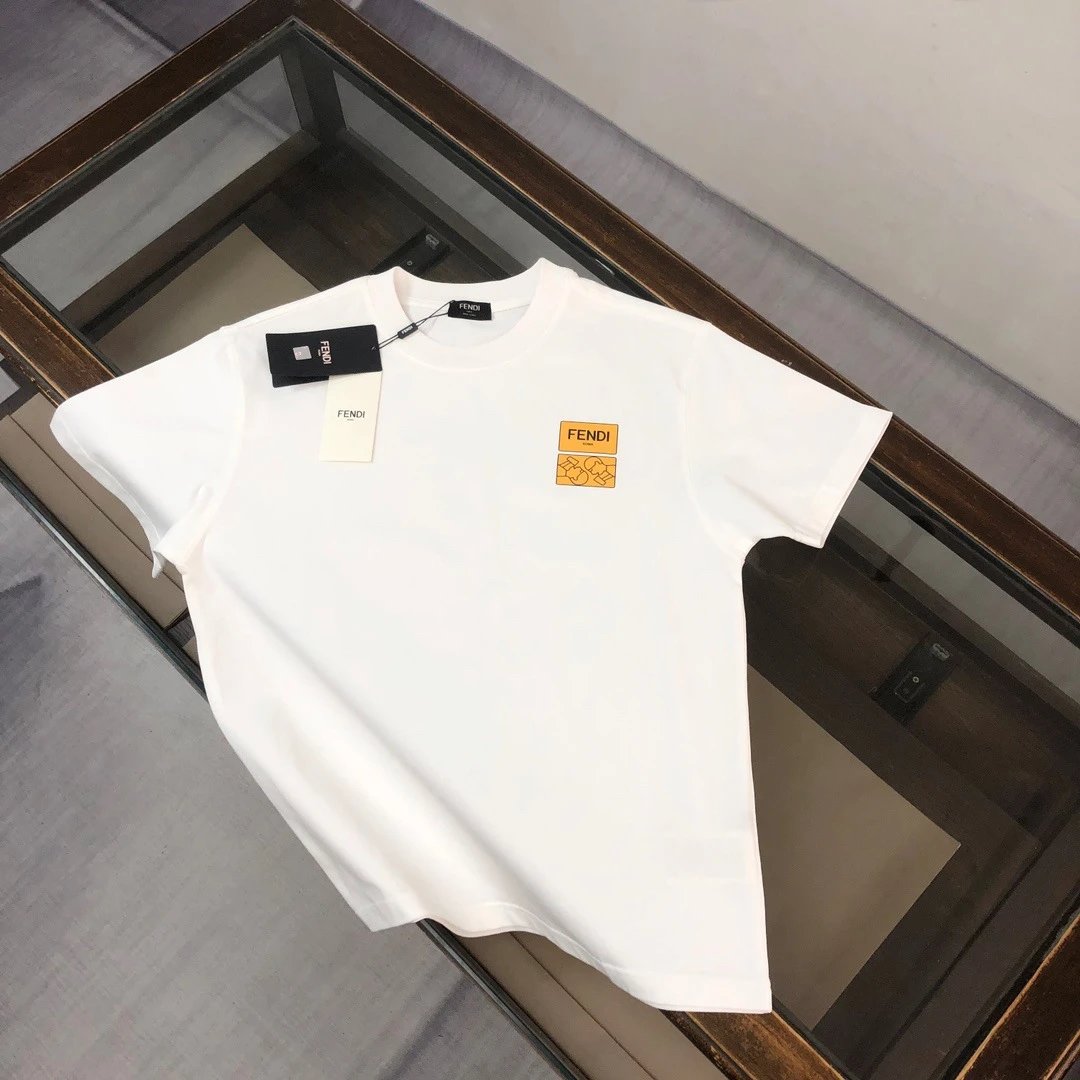Fendi T-Shirts Short-Sleeve Logo Print image 2