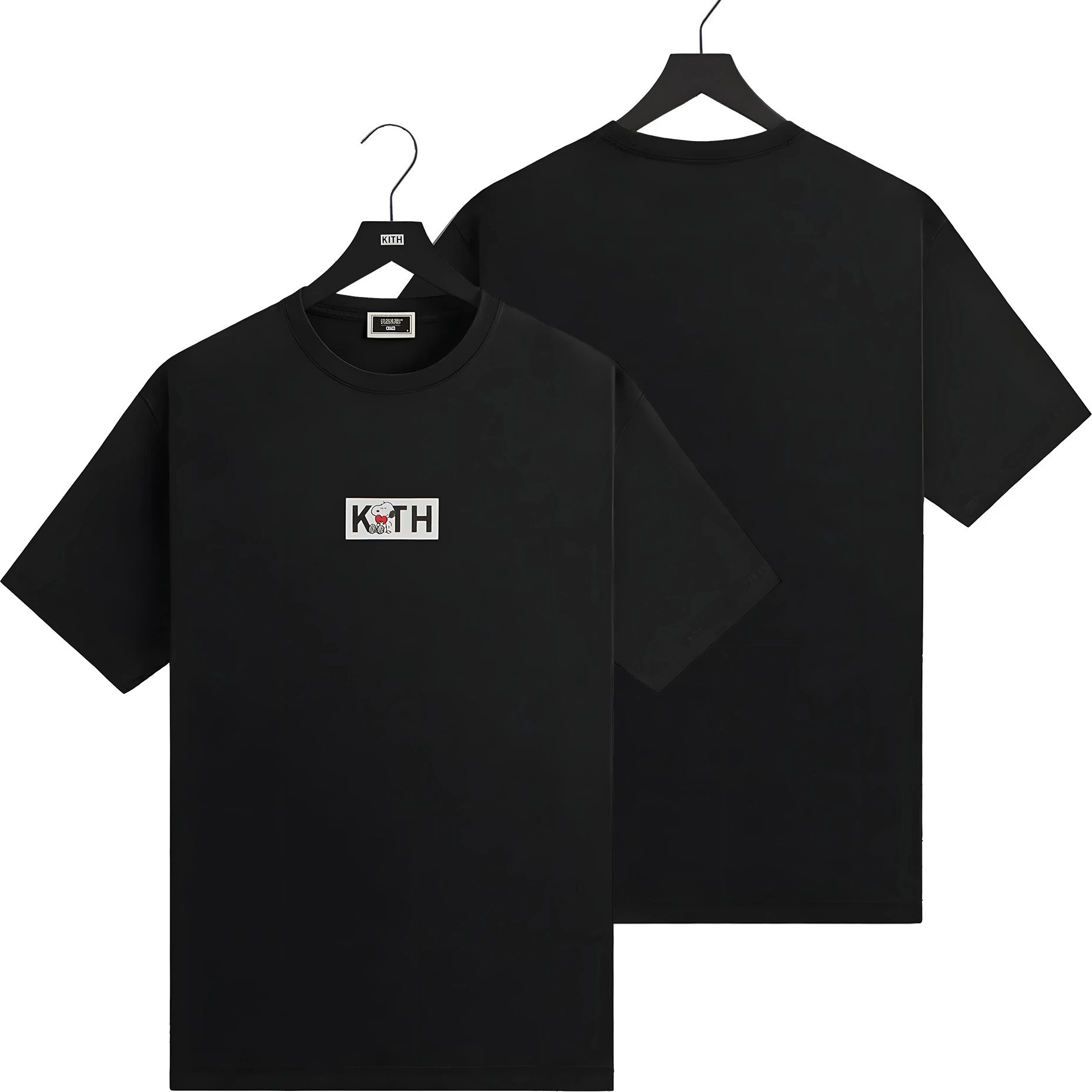 Kith T-Shirts Graphic Print Short-Sleeve T-Shirt — K-268 Black