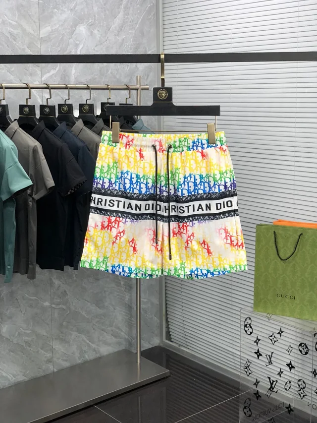 Dior Shorts Drawstring monogram-print product detail image 2
