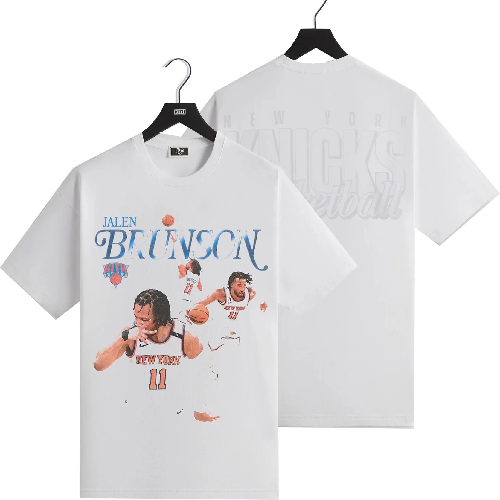 Kith T-Shirts Graphic Print Short-Sleeve T-Shirt — K-283 white