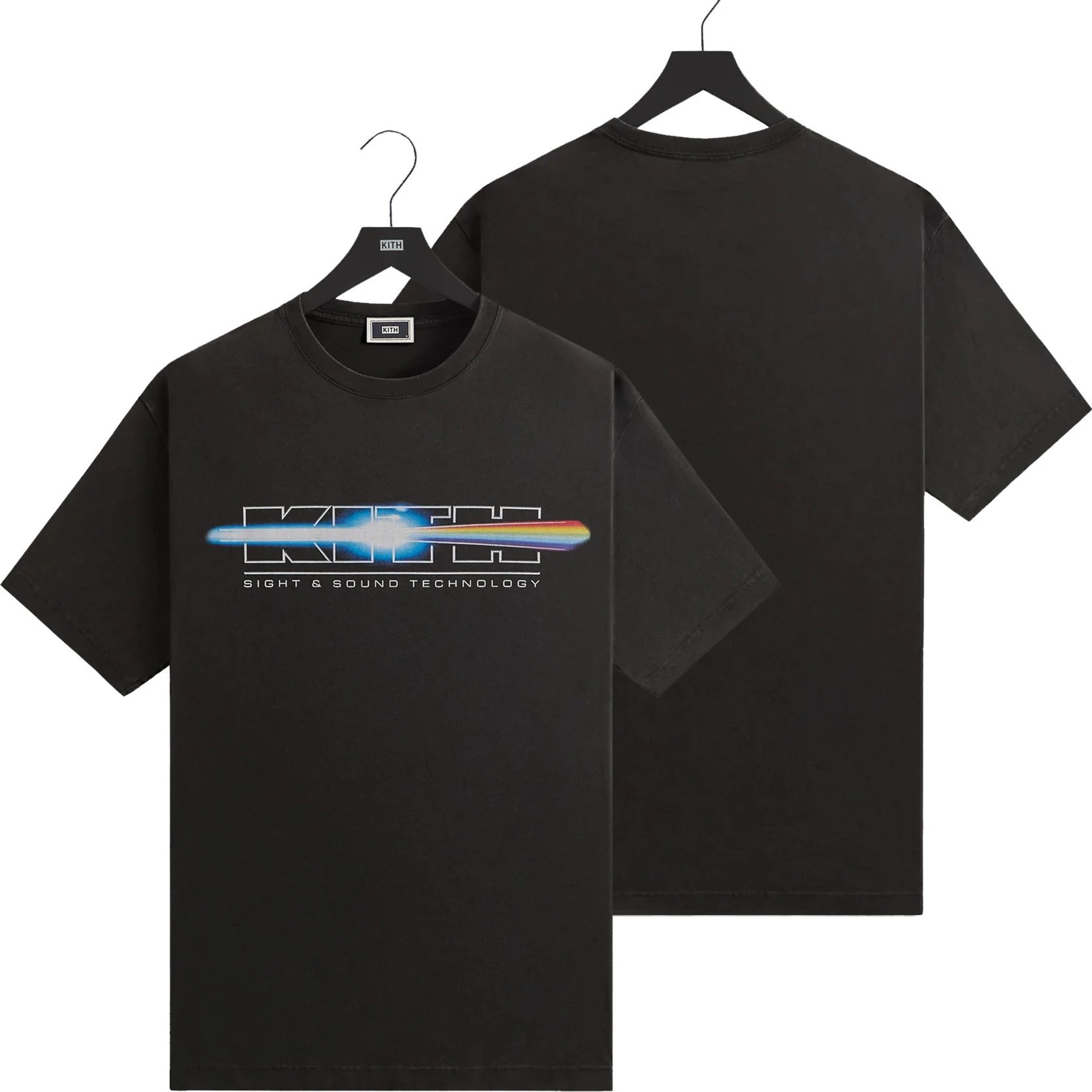 Kith T-Shirts Graphic Print Short-Sleeve T-Shirt — K-292 Black