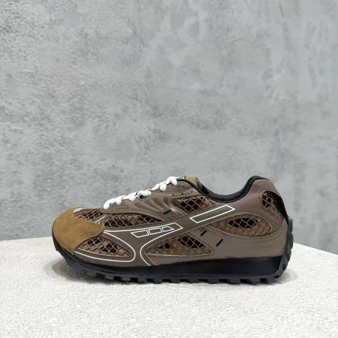Unbranded Sneakers Mesh-panel low-top with metallic overlays image 11