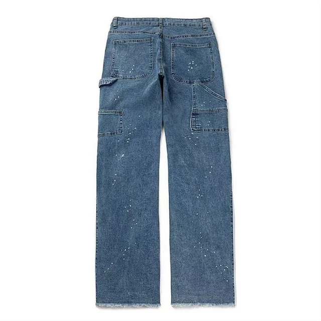 Unbranded Jeans Wide-leg distressed patchwork product detail image 17