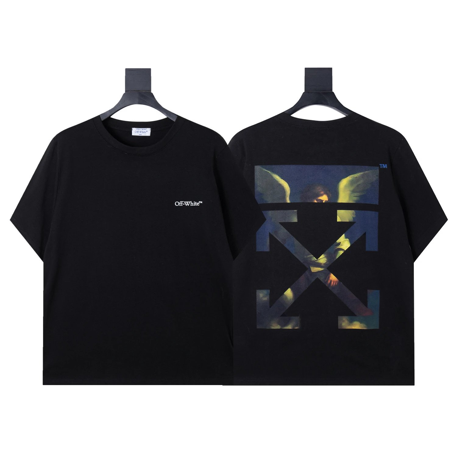 Off-White T-Shirts Arrow Graphic Print — 1513 Black