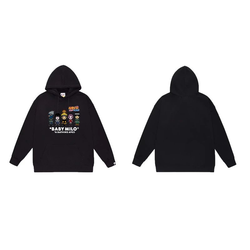 BAPE Hoodies & Sweatshirts Ape Head Graphic Pullover Hoodie — 7047 black