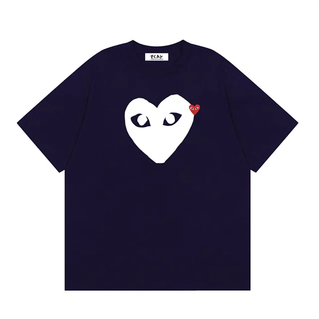 Comme des Garçons T-Shirts PLAY multi-heart print product detail image 26