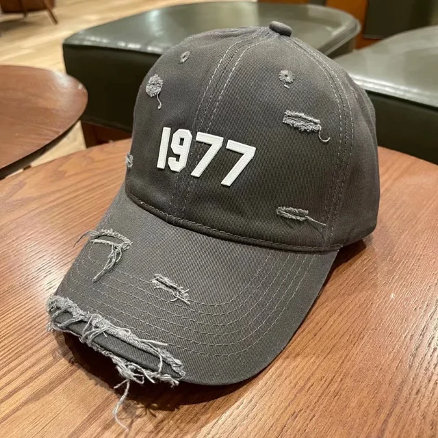 Essentials Hats Distressed Logo Baseball Cap product detail image 20