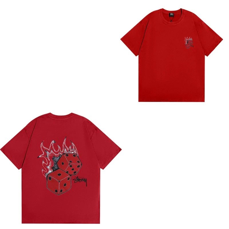 Stussy T-Shirts TS3K-1 — 935 red