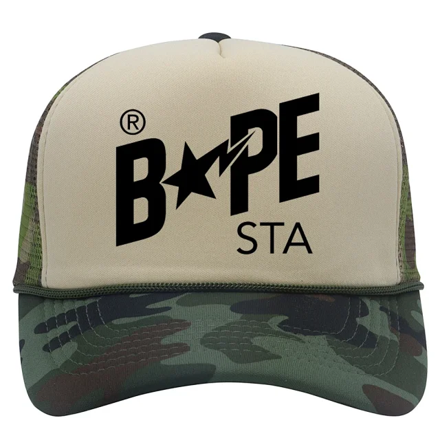 A Bathing Ape Hats BAPE STA Camouflage Baseball Cap product detail image 3