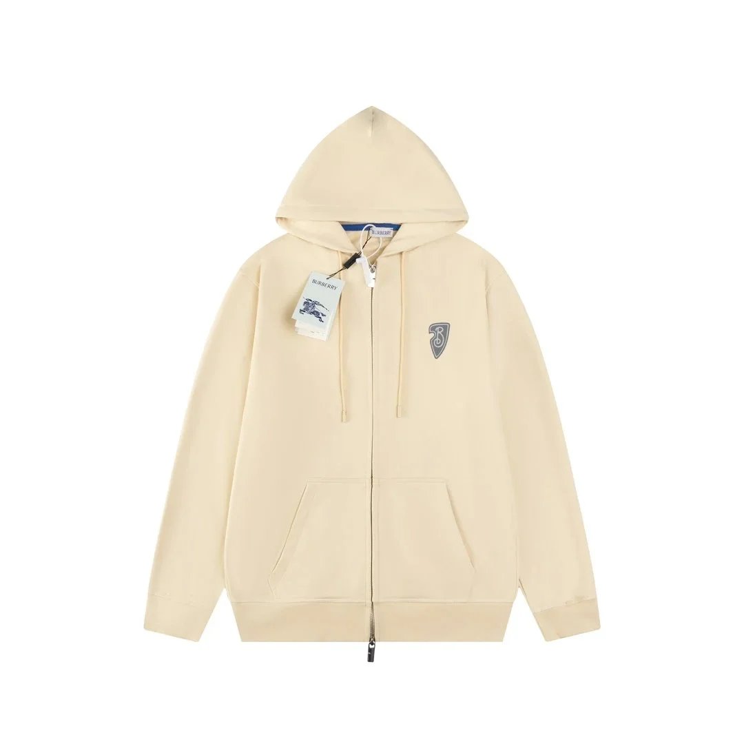Burberry Hoodies & Sweatshirts Check-Lined Hooded Sweatshirt — 28