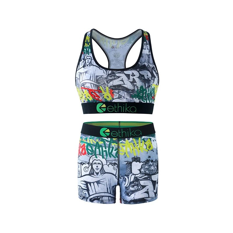 Ethika Matching Sets Girls' sports bra and shorts set — 2010
