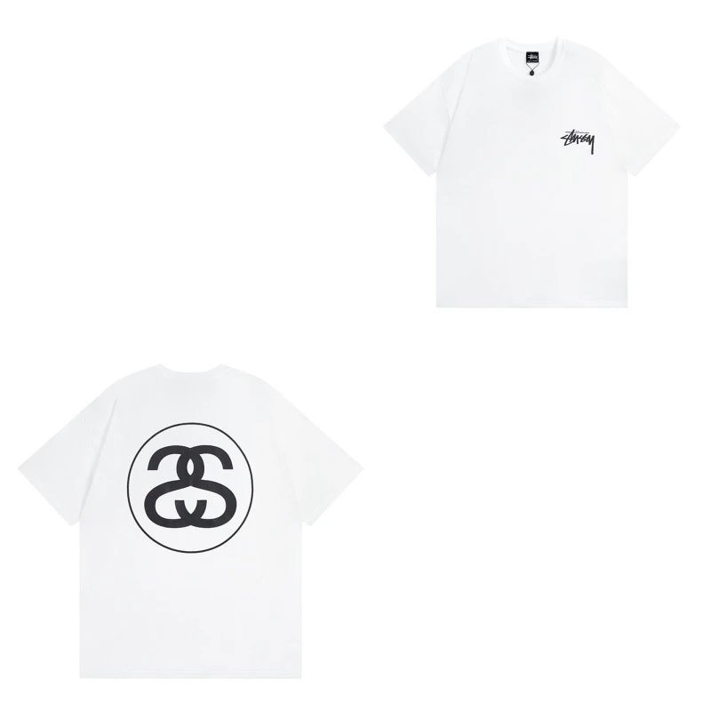 Stüssy T-Shirts TS3K-1 Dice Graphic — 954 white