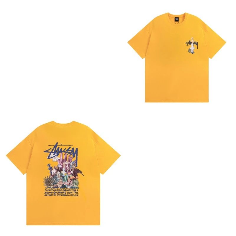 Stussy T-Shirts TS3K-1 — 944 yellow