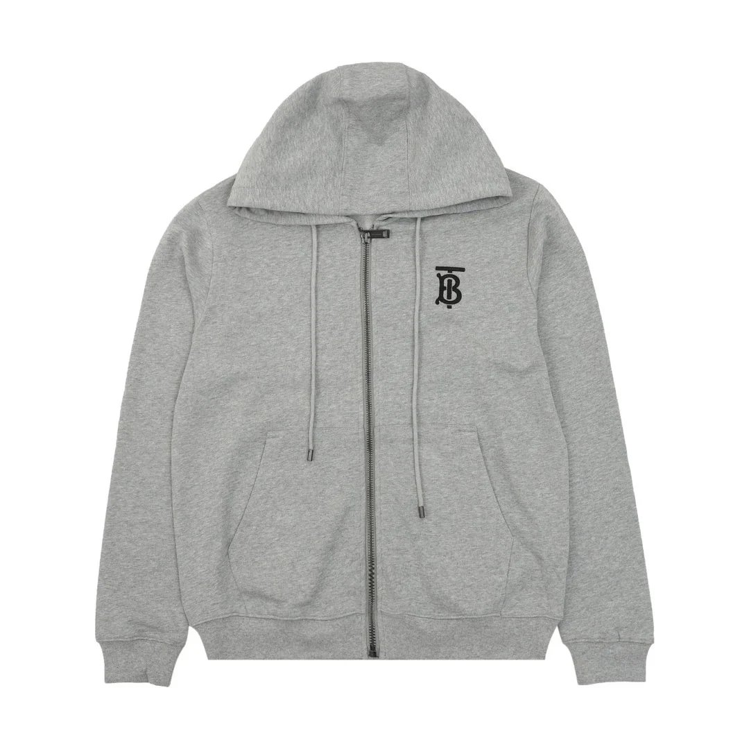 Burberry Hoodies & Sweatshirts Check-Lined Hooded Sweatshirt — 18