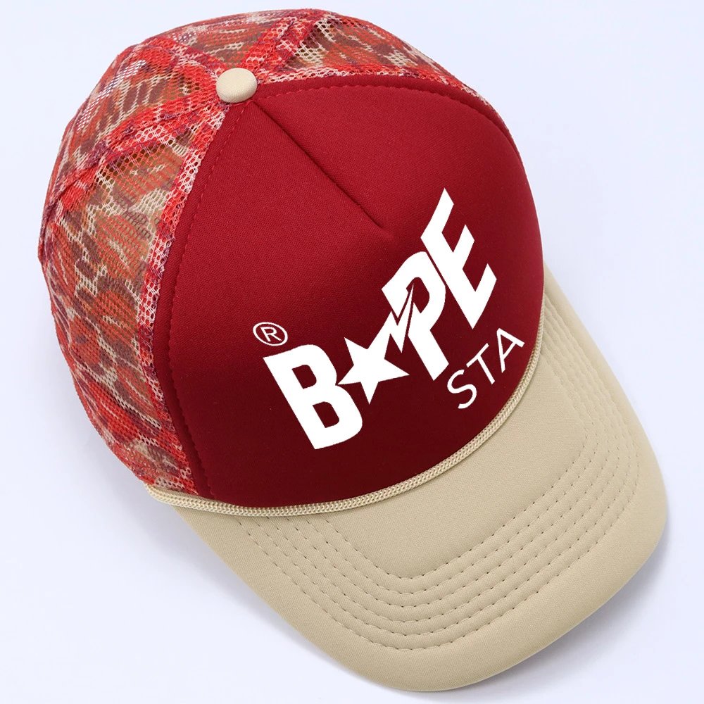 A Bathing Ape Hats BAPE STA Camouflage Baseball Cap — #-30