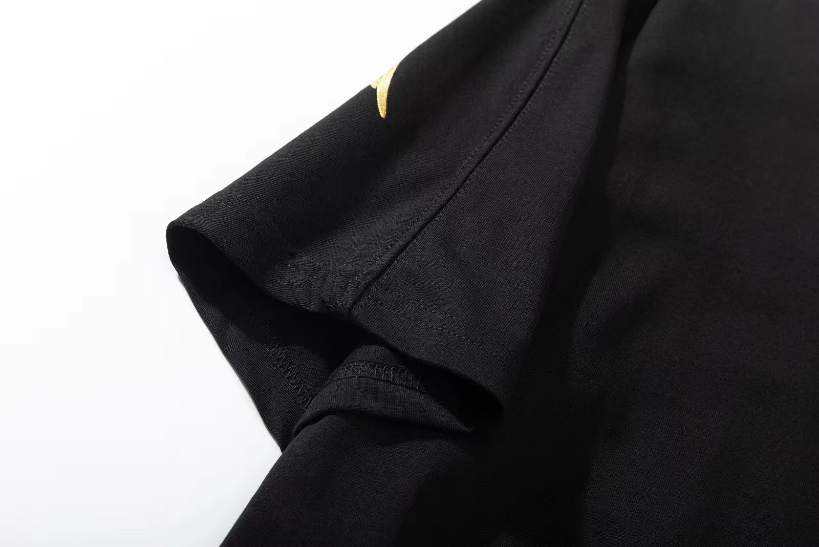 Design BOY Eastern Winged Eagle Embroidered Black Sweat Shorts - 35