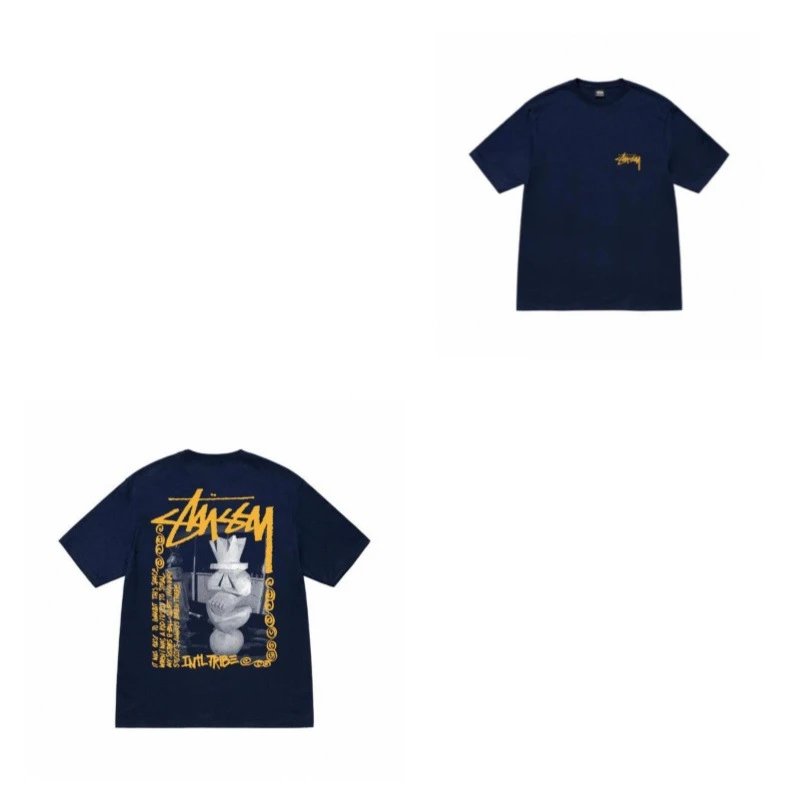 Stüssy T-Shirts TS3K-1 Dice Graphic — 950 Blue