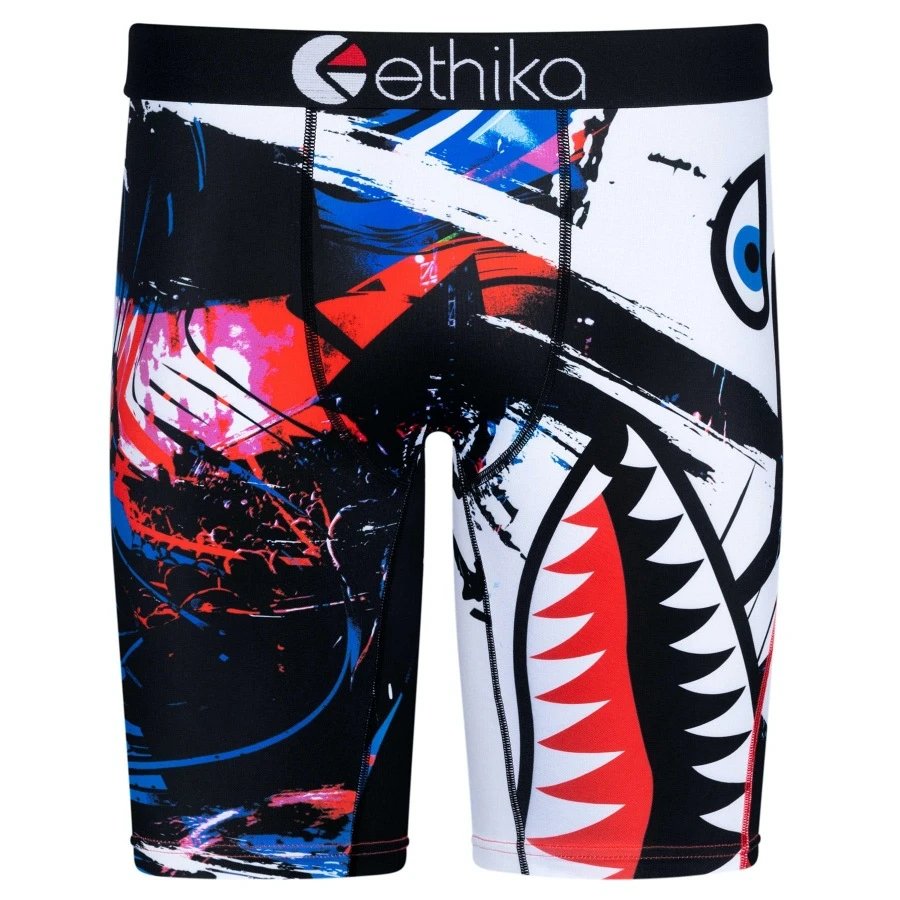 Ethika Underwear Printed Boxer Briefs — Opera Shark