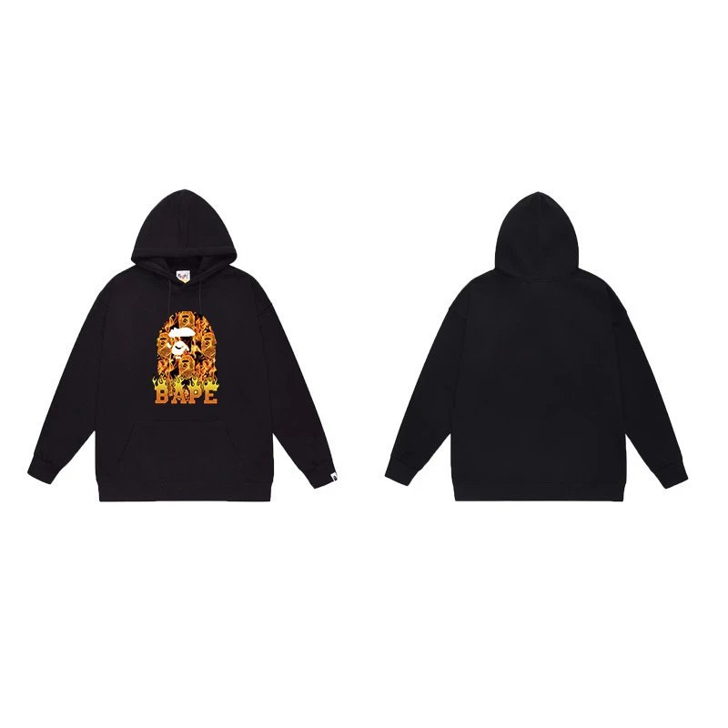 BAPE Hoodies & Sweatshirts Ape Head Graphic Pullover Hoodie — 7048 black