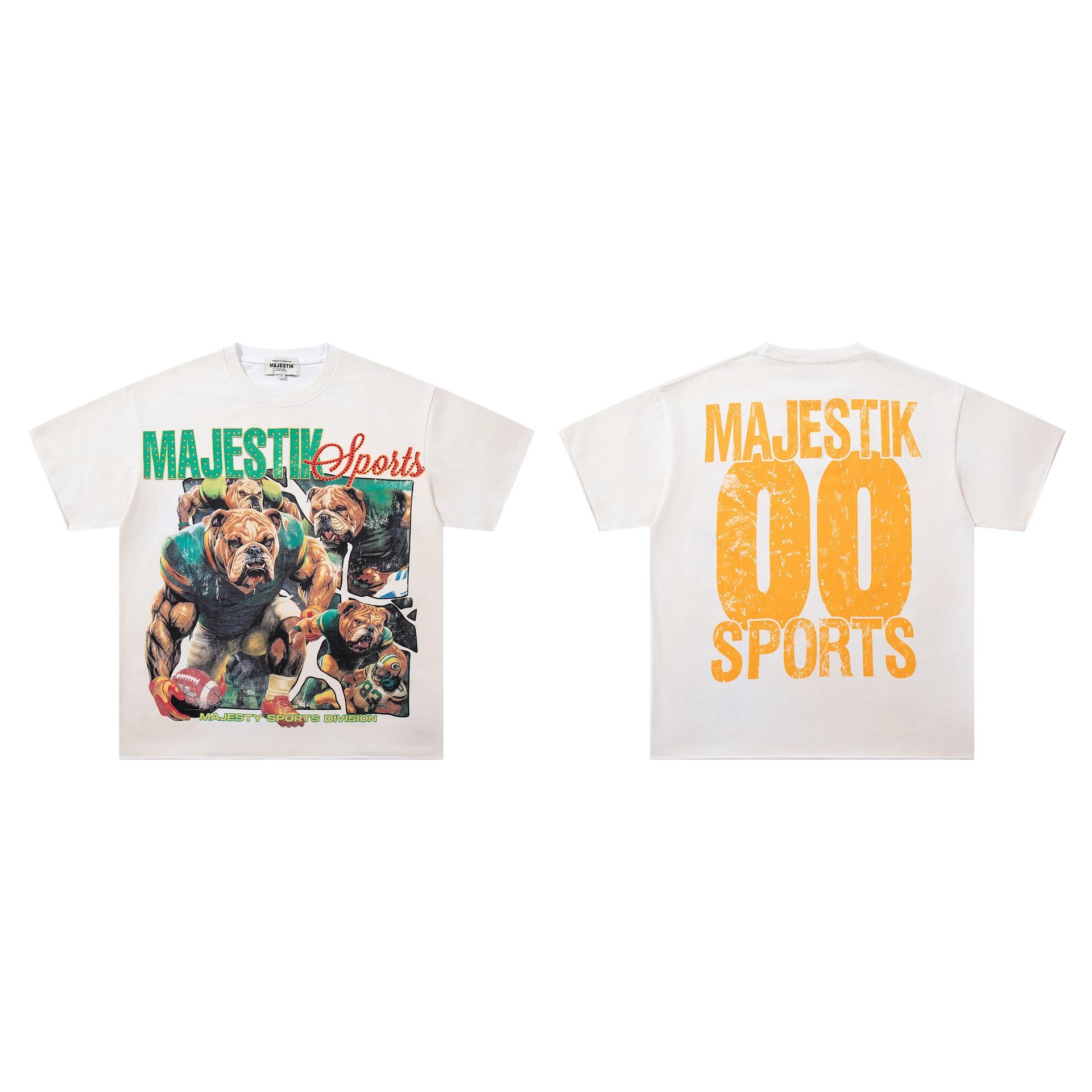 Majestik T-Shirts Graphic short-sleeve T-shirt — M 2636 white
