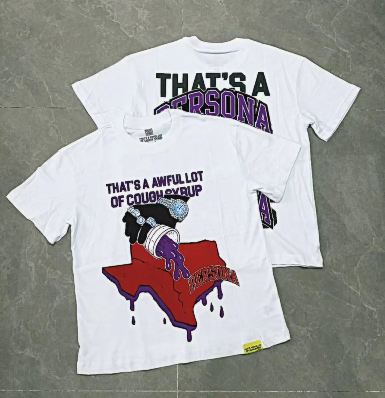 That's a Awful Lot of Cough Syrup T-Shirts Graphic-print short-sleeve T-shirt — 237 white