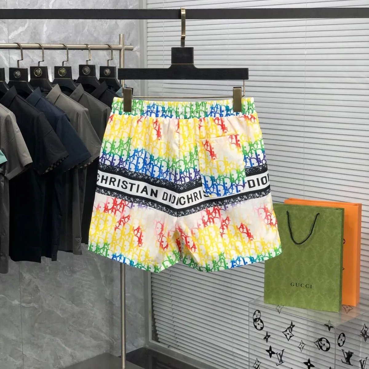 Dior Shorts Drawstring monogram-print image 2