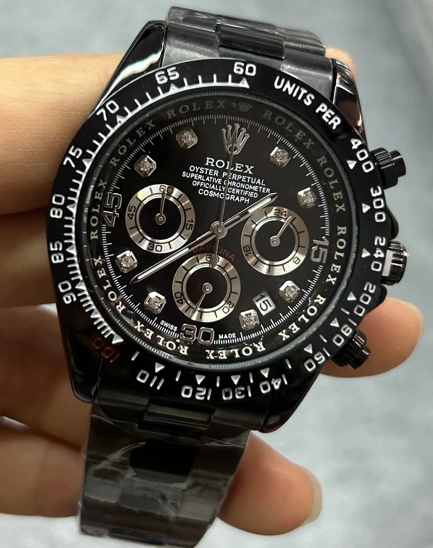 Rolex Oyster Perpetual Cosmograph Daytona Skeleton Blue Mechanical Watch Watches - 5