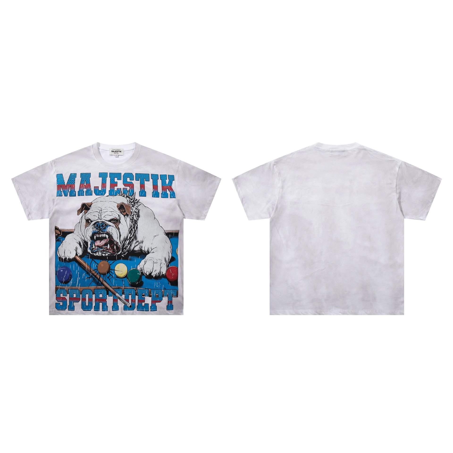 Majestik T-Shirts Graphic short-sleeve T-shirt — M 2623 white